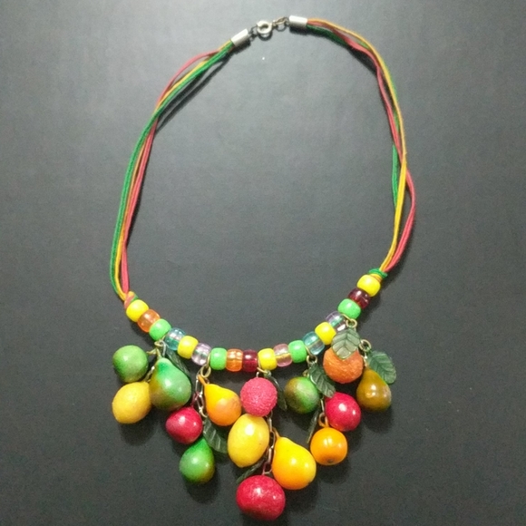 Jewelry - Beaded Fruits Necklace